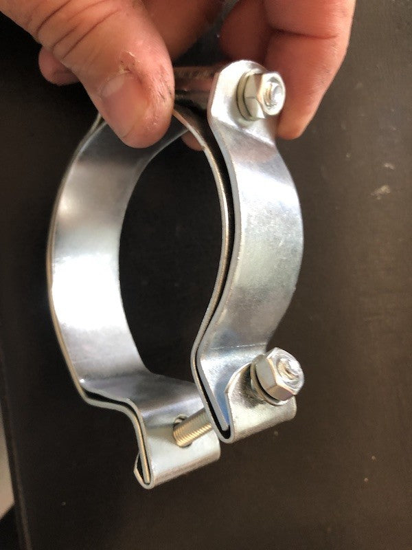 Collier échappement double pour Motobécane