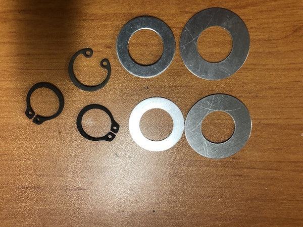 Pulley washers with MBK clips