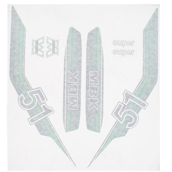 MBK 51 green stickers