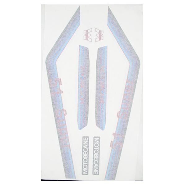 Autocollants MBK 51 bleu/rouge