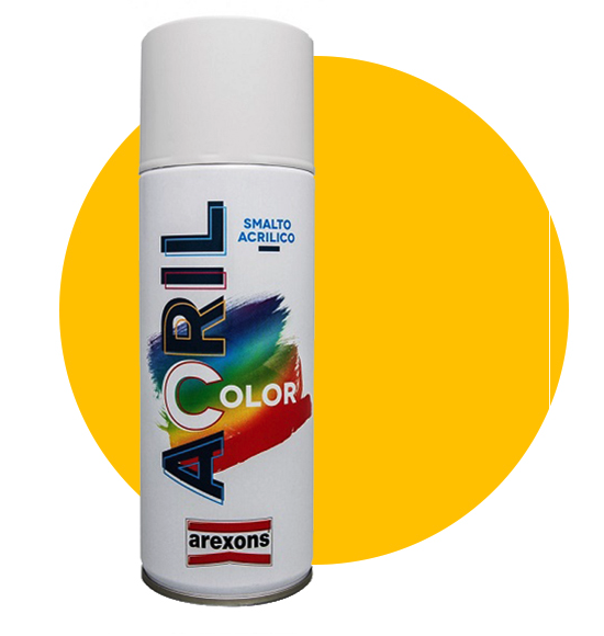 Yellow spray paint suitable for Solex 5000