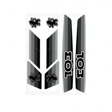Grey Peugeot 103 Stickers