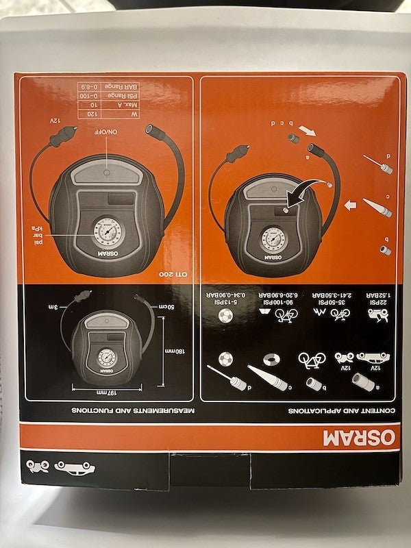 OSRAM 12V air compressor