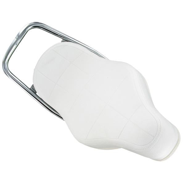 Selle "Chopper" blanche ou noire