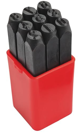 Jeu de chiffres à frapper en 6 mms