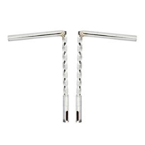 Guidon equerre torsadé hauteur de 340