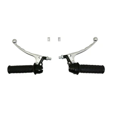 "Vintage" throttle and brake levers adaptable for moped