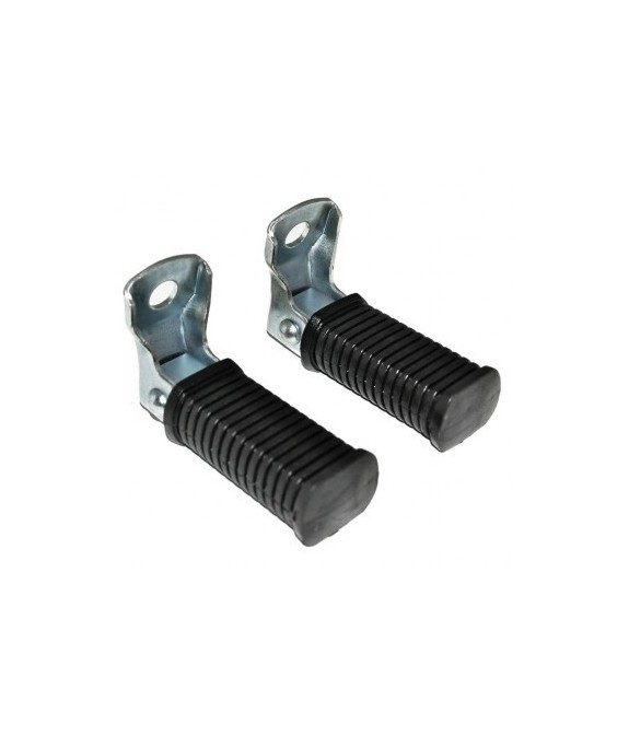 Repose pied passager cyclomoteur sur axe de roue