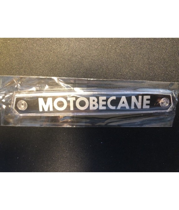 Logo réservoir Motobécane blanc et noir