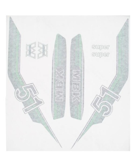 Autocollants MBK 51 vert