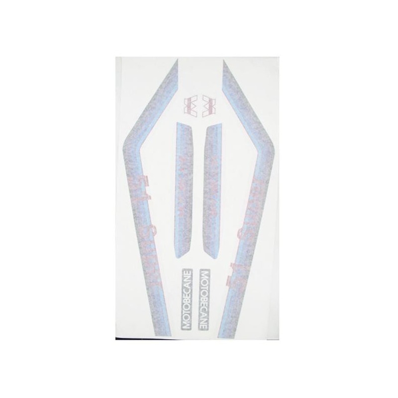 Autocollants MBK 51 bleu/rouge