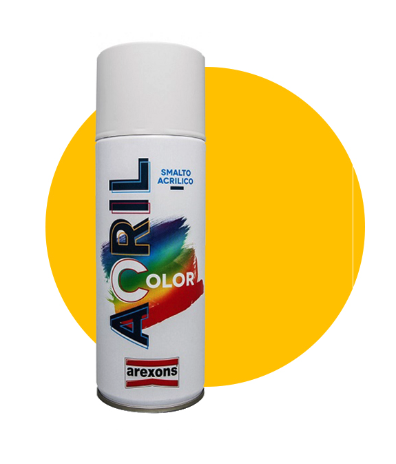 Bombe de peinture jaune adapt Solex 5000