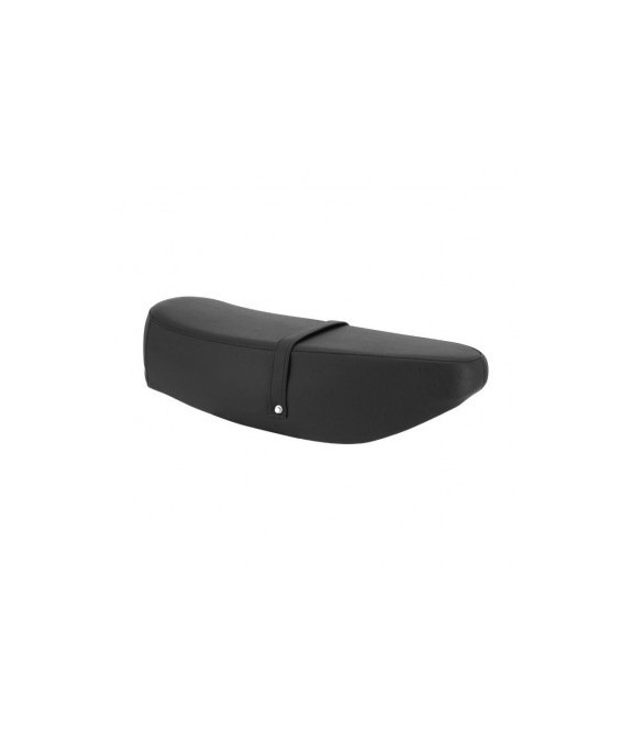 Selle biplace noire avec sangle