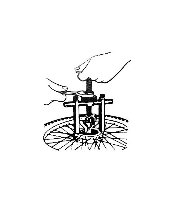 Outil extracteur de roulement de roue