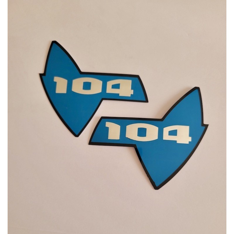 Autocollant de réservoir pour Peugeot 104