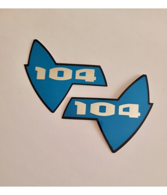 Autocollant de réservoir pour Peugeot 104
