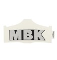 Autocollants MBK argent origine