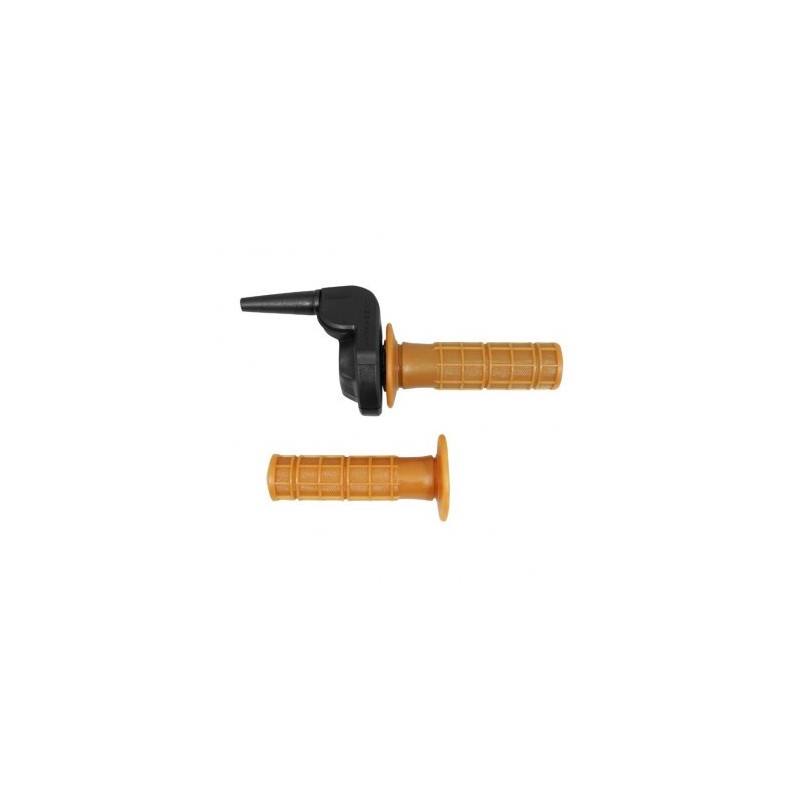 Poignée de gaz  DOMINO  marron