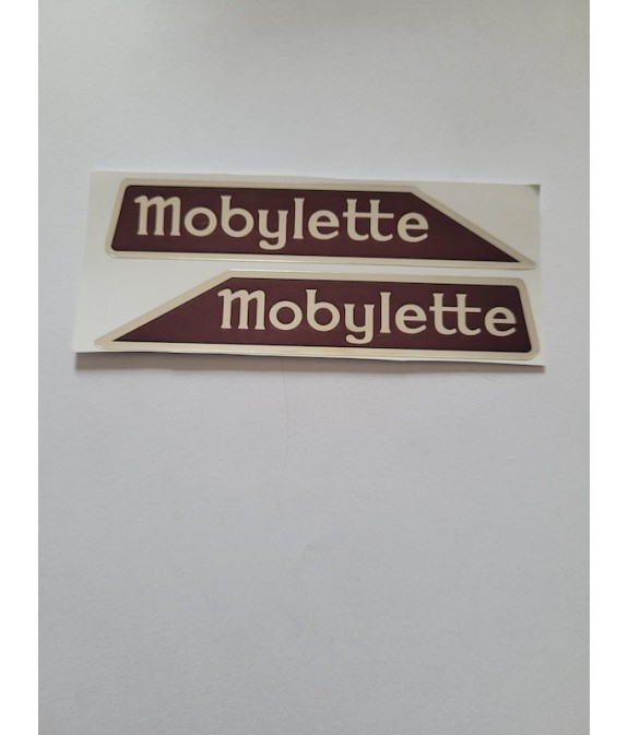 Autocollants chromés Mobylette de carter