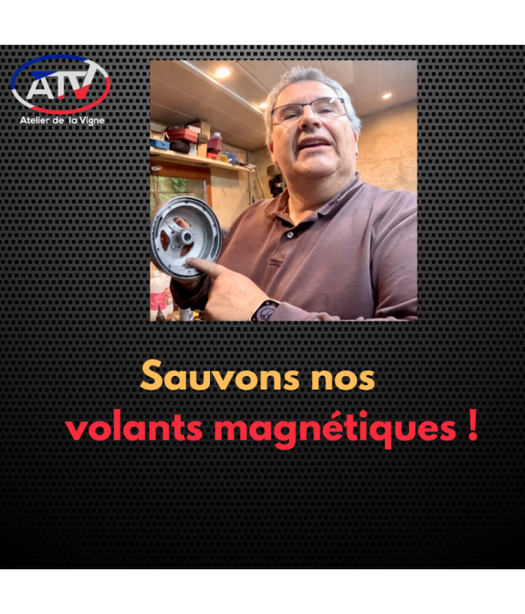 Clavetage de volant magnétique  pour cyclogalet