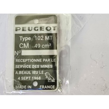 copy of Plaque immatriculation alu et noir