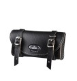 Sacoche de selle imitation cuir noir