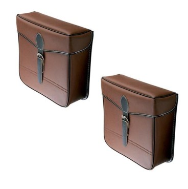 Sacoches type S14 marron  fixation par lanières