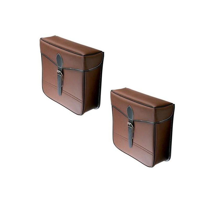 Sacoches type S14 marron  fixation par lanières