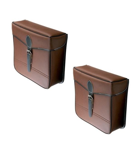 Sacoches type S14 marron  fixation par lanières