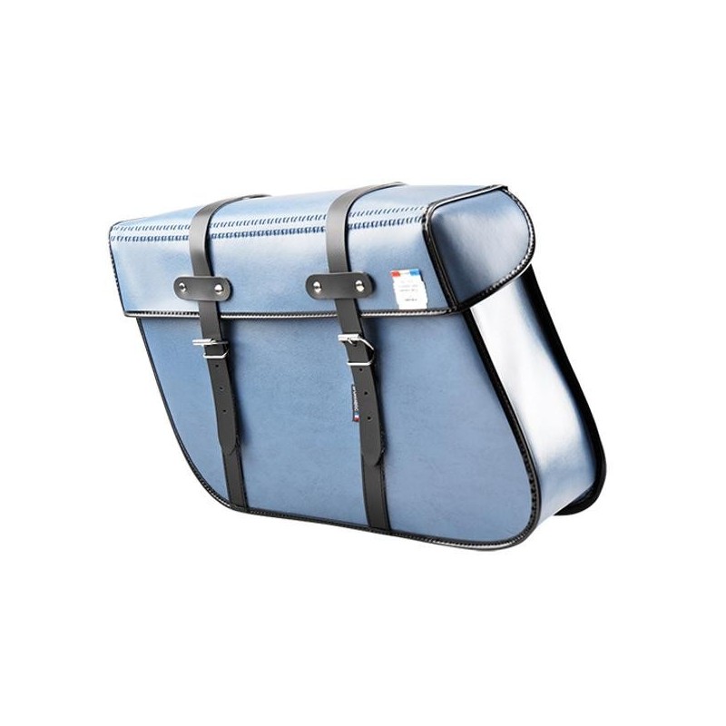 Sacoches type S202 bleues  fixation par lanières