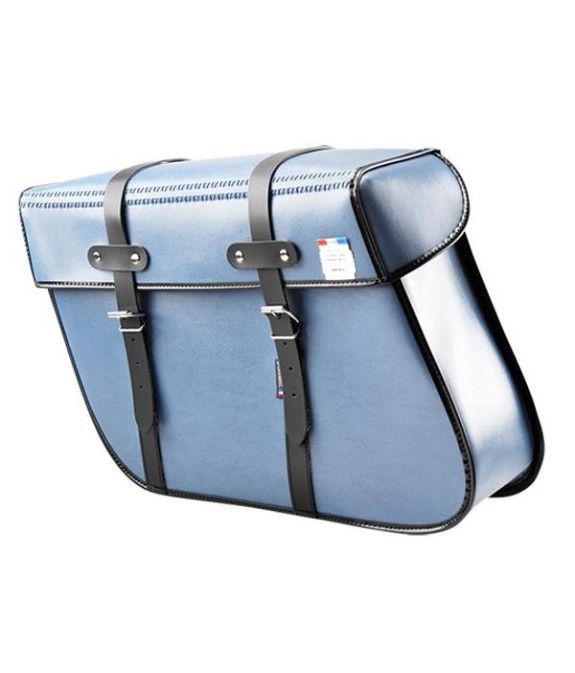 Sacoches type S202 bleues  fixation par lanières