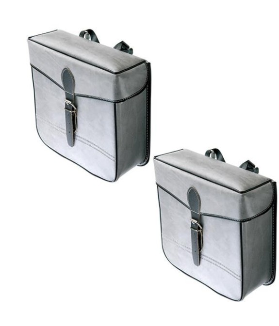 Sacoches type S14 grises  fixation par crochets