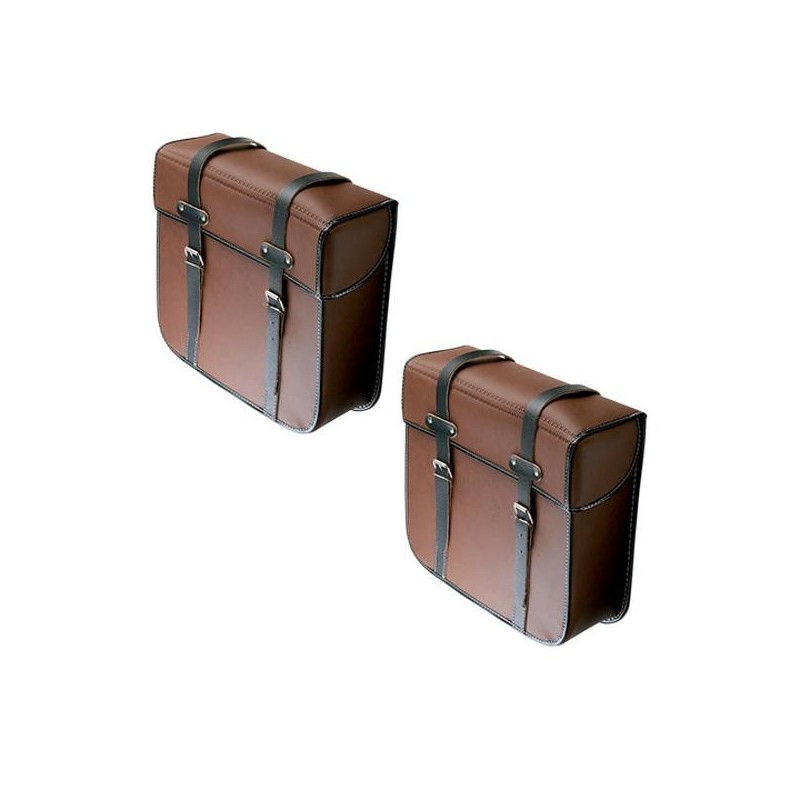 Sacoches type S15 marron  fixation par lanières