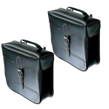 Sacoches type S14 noires  fixation par crochets