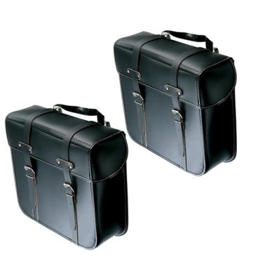 Sacoches type S15 noires  fixation par lanières