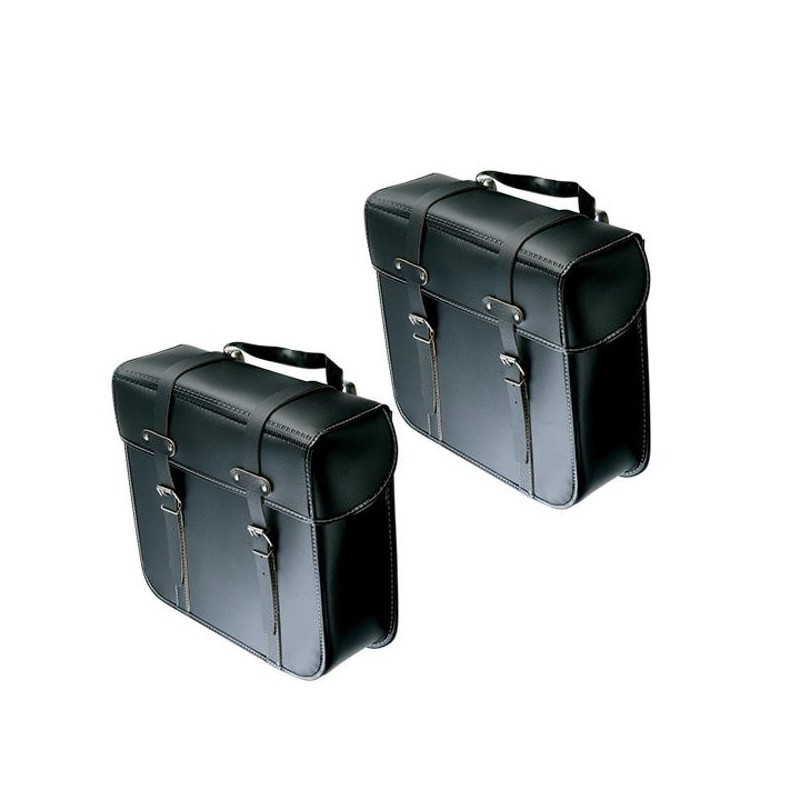 Sacoches type S15 noires  fixation par lanières