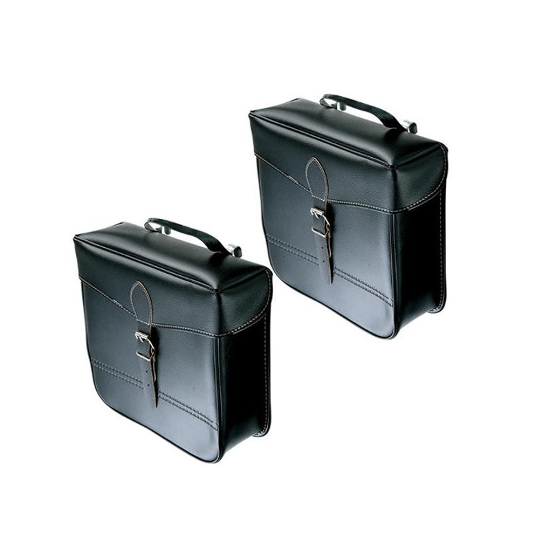 Sacoches type S14 noires  fixation par lanières