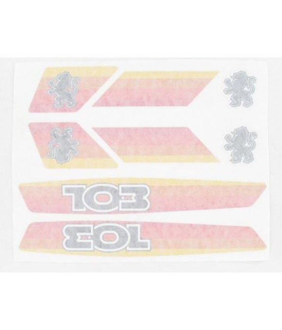 Autocollants pour Peugeot 103 Orange