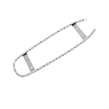 Porte bagage 103  torsadé chrome