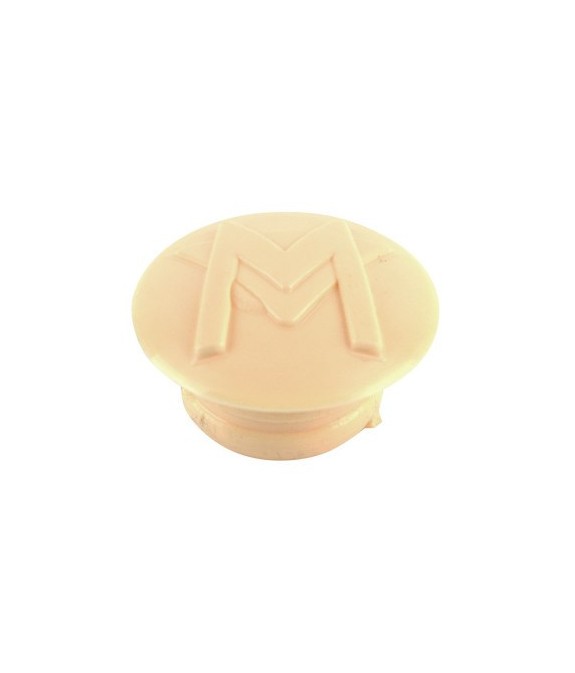 Bouchon de fourche  pour MBK (noire ou ivoire avec logo)