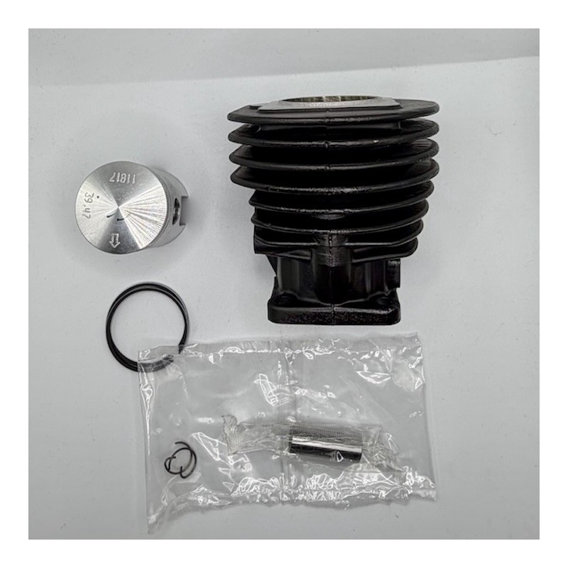 Cylindre alu finition noire 3 transferts en 41  adapt Solex depuis le 1010