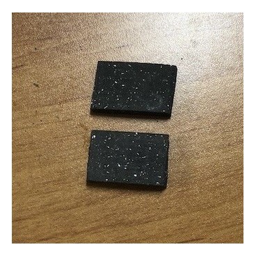 Patins de ferodo (la paire)