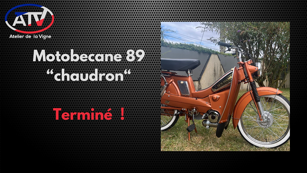 La Restauration de la Motobécane 89 Chaudron : La Fin de "l'Épopée"