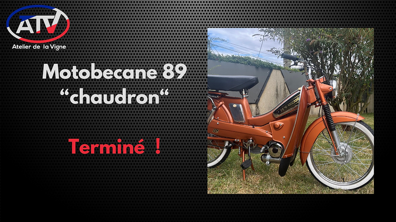 La Restauration de la Motobécane 89 Chaudron : La Fin de "l'Épopée"