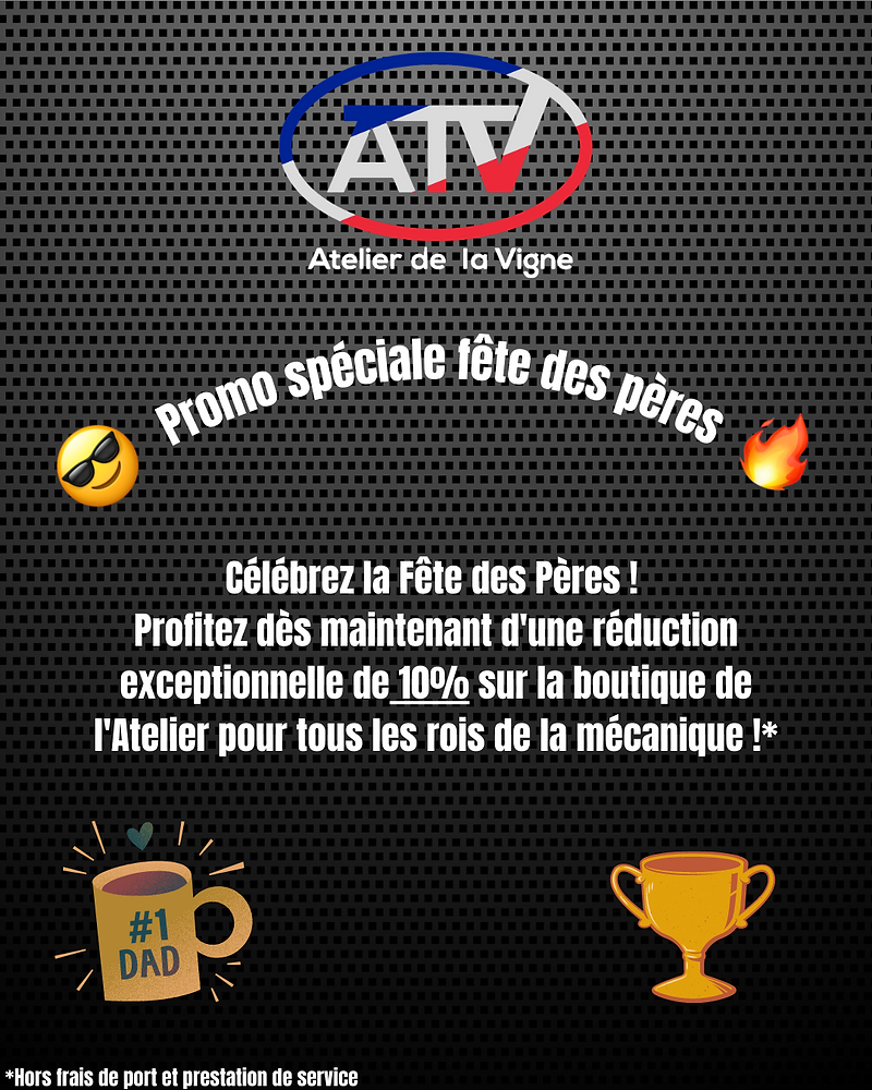 10% SUR LA BOUTIQUE POUR LA FETE DES PERES !🔥