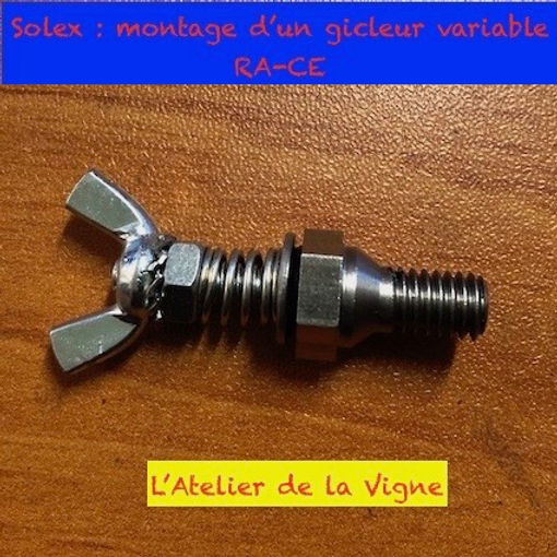 Moteur de marque solex : un gicleur variable pourquoi faire ?