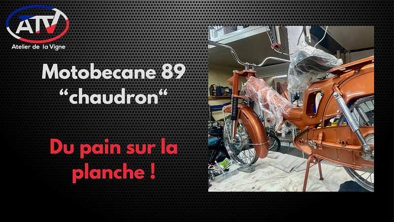La Rentrée de l'Atelier de la Vigne : Découvrez la Restauration de la MOTOBECANE AV89 "Chaudron"