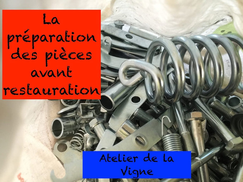 Focus sur le traitement des pièces avant restauration