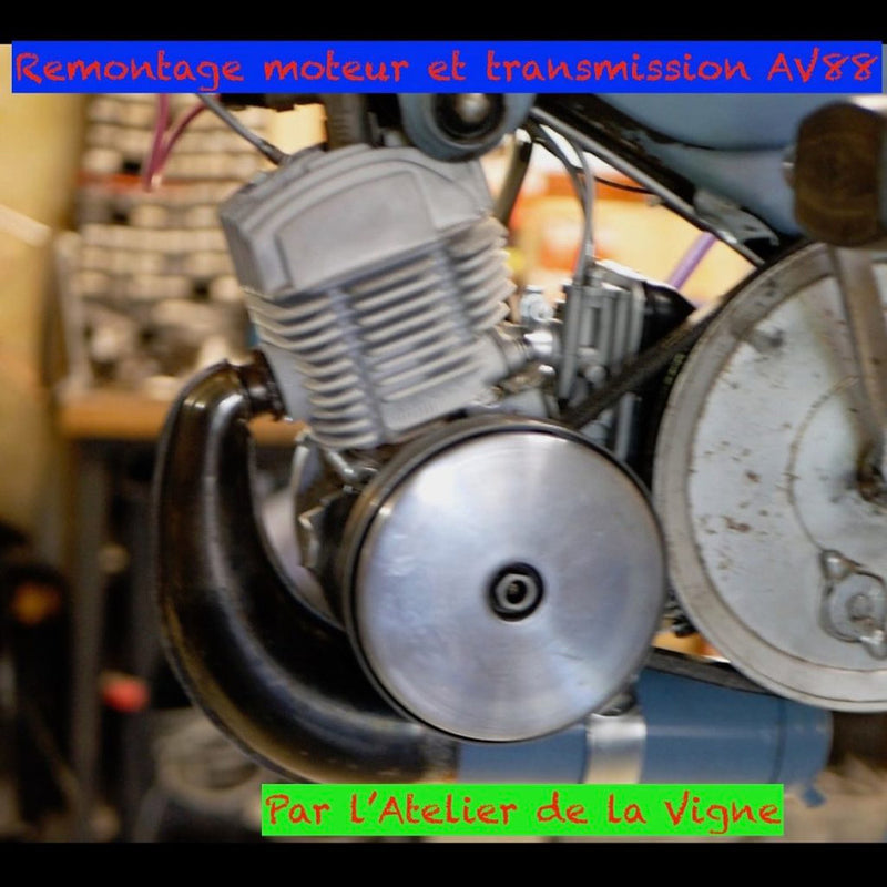 Une journée de travail à l’Atelier : moteur et transmission sur AV88