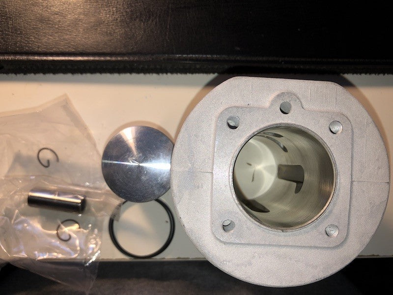 Cylindre alu  3 transferts en 41  adapt Solex depuis le 1010